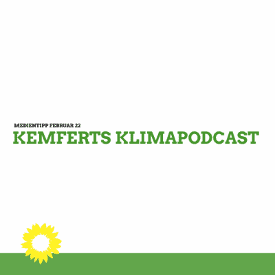 Sharepic Kemferts Klimapodcast Logo der Grünen