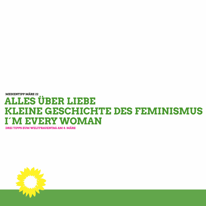 Sharepic Medientipps März22 Grünen Logo